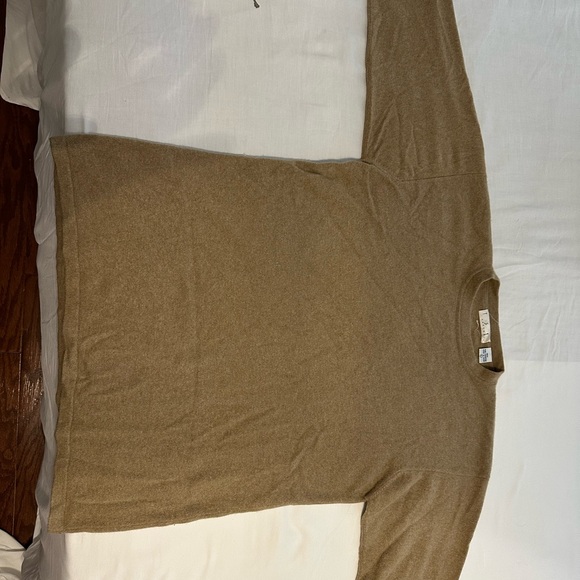 TSE Tan Crew Neck Sweater - Picture 1 of 9